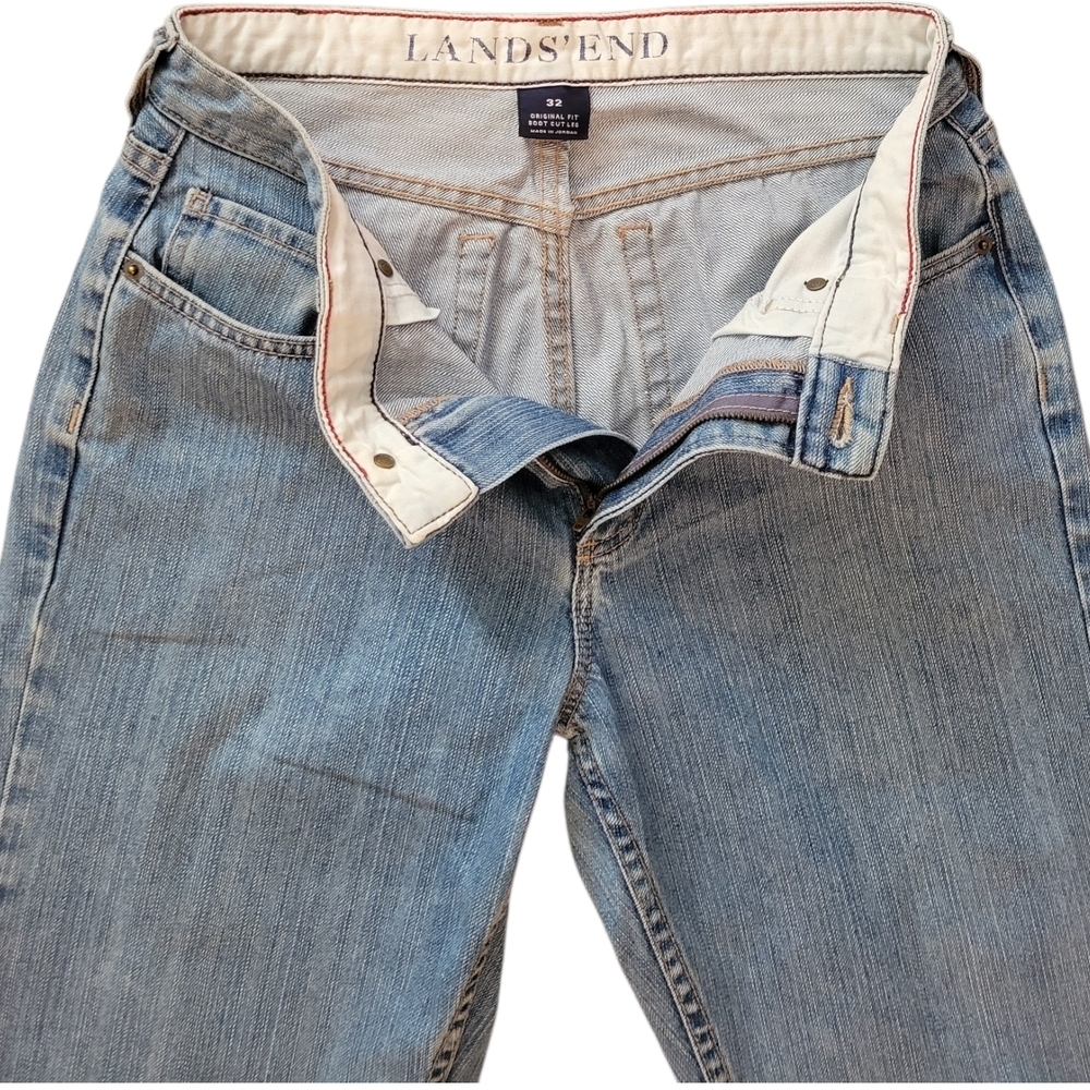 Lands' End Light Wash Blue Men's Jeans - Picture 5 of 5